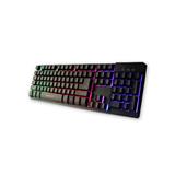 BR-ACC-497196-TECLADO MULTIMEDIA ILUMINADO BROBOTIX 497196 PLUG MULTICOLOR