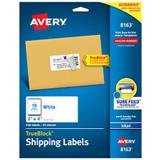 AVE-8163-ETIQUETA BLANCA POSTAL 2INX 4IN P/INKJET 250 ETIQUETAS