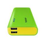 PB-ADA-PT100V-POWER BANK ADATA PT100 VERDE CON AMARILLO 10000 MAH