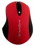 TZ-ACC-TZ1602-MOUSE INALAMBRICO TECHZONE TZ16MOU02-INA CONEXION BLUETOOTH COLOR ROJO