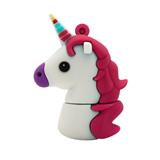 BR-ME-19043233-MEMORIA USB BROBOTIX 190432-33 DE 32GB DE UNICORNIO ROSA