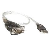 IC-CO-205153-CONVERTIDOR DE SEÑAL MANHATTAN 205153 USB A SERIAL GRIS