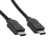 IC-CO-306133-CABLE MANHATTAN 306133 HDMI 5 CM NEGRO MACHO A MACHO