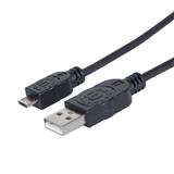 IC-CO-307178-CABLE MANHATTAN 307178 USB 1.8 M NEGRO A MACHO A B MACHO