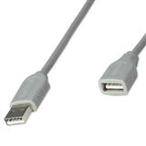 IC-CO-317238-CABLE MANHATTAN 317238 EXTENSION USB 3 METROS GRIS MACHO A HEMBRA