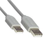 IC-CO-317887-CABLE MANHATTAN 317887 USB A-A 1.8 METROS GRIS MACHO A MACHO