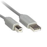 IC-CO-341028-CABLE MANHATTAN 341028 USB A-B 4.5 METROS GRIS A MACHO A B MACHO