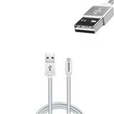 ME-ADA-AMUPL-CABLE CARGADOR PARA CELULAR ADATA AMUCAL-100CMK-CSV COLOR PLATA