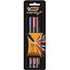 PLUMINES BIC INTENSITY COLOR AZUL ROJO NEGRO 1 BLISTER CON 3 PIEZAS-BIC