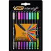 PLUMINES BIC INTENSITY GRIS NEGRO ROSA MORADO LILA AZUL AQUA VERDE BLISTER 10 PZS-BIC