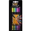 PLUMINES BIC INTENSITY AMARILLO VERDE AZUL ROSA Y ROSA OBSCURO 1 BLISTER 5 PZS-BIC