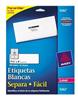 ETIQUETAS SEPARA FACIL BLANCAS AVERY 5262 DE 3.4X10.2 CM 1 PAQUETE-Avery