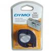 CINTA PARA ROTULADOR DYMO LETRATAG COLOR PLATA SOBRE COLOR PLATA TAMAÑO 12MM X 4M-Berol