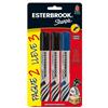 MARCADORES PERMANENTE SHARPIE ESTERBROOK 119353 1 BLISTER CON 3 PIEZAS-Berol