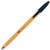 BOLIGRAFO BIC CLASICO NEGRO PUNTO FINO 0.8MM BARRIL HEXAGONAL 12 PZA-BIC