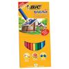 LAPICES DE COLORES BIC CONTE EVOLUTION DE RESINA 1 CAJA CON 12 PIEZAS-BIC