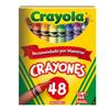 CRAYONES CRAYOLA COLOR SURTIDO CAJA CON 48 PIEZAS-Crayola