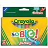 CRAYONES EXTRA JUMBO CRAYOLA COLOR SURTIDO CAJA CON 12 PIEZAS-Crayola