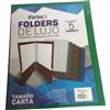 FOLDER FORTEC EL-3005 TAMAÑO CARTA 1 PAQUETE CON 5 PIEZAS-Fortec