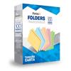 FOLDER FORTEC FCM-03 TAMAÑO CARTA 1 PAQUETE CON 100 PIEZAS-Fortec