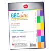 CUBIERTAS GBC GBCOLOR P3280 TAMAÑO CARTA 1 PAQUETE CON 60 PIEZAS-GBC