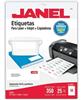 ETIQUETAS BLANCAS JANEL J-5262 DE 3.4X10.2 CM 1 PAQUETE-Janel