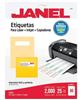 ETIQUETAS BLANCAS JANEL J-5267 DE 1.3X4.5 CM 1 PAQUETE-Janel