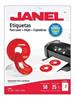 ETIQUETAS PARA CD BLANCAS JANEL J-593125 DE 117 MM 1 PAQUETE-Janel