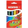 CRAYONES JUMBO KORES COLOR SURTIDO CAJA CON 12 PIEZAS-Kores