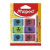 GOMA ESSENTIALS SOFT VARIOS COLORES MAPED 123915 BLIST C/6 PZAS INCL LAPIZ BLACK PEPS-Maped