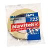 CINTA ADHESIVA MASKING TAPE NAVITEK 125 COLOR BLANCA DE 18 MM X 50 M 1 PZA-Navitek