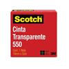 CINTA ADHESIVA CORTE FACIL SCOTCH 550 TRANSPARENTE DE 19 MM X 33 M 1 PZA-3M