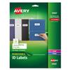 ETIQUETA BLANCA REMOVIBLE 1INX2 5/8IN(50HJS/750 ETIQUETAS)-Avery