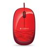 MOUSE LOGITECH M105 ALAMBRICO CONEXION USB COLOR ROJO-Logitech