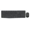 KIT TECLADO Y MOUSE LOGITECH MK235 CONEXION INALAMBRICO COLOR NEGRO-Logitech