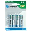 PILA ALCALINA STEREN AA DE 1.5 VOLTS 4 PIEZAS-Steren