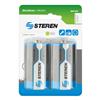 PILA ALCALINA STEREN D DE 1.5 VOLTS 2 PIEZAS-Steren