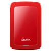 DISCO DURO EXTERNO ADATA AHV300-1TU31-CRD DE 1 TB COLOR ROJO-ADATA