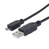 CABLE MANHATTAN 307178 USB 1.8 M NEGRO A MACHO A B MACHO-Manhattan