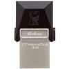 MEMORIA USB 3.0 KINGSTON DTDUO DE 64 GB GRIS-Kingstone