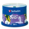 DVD DVD R IMPRIMIBLE VERBATIM 95136D CAPACIDAD 4.7 GB VELOCIDAD 16X CAMPANA 50 PIEZAS-Verbatim