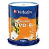 DVD DVD-R IMPRIMIBLE VERBATIM CAPACIDAD 4.7 GB VELOCIDAD 16X CAMPANA DE 100 PIEZAS-Verbatim