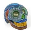 Alebrije Calavera Skull Green Blue-Alebrije MxArt